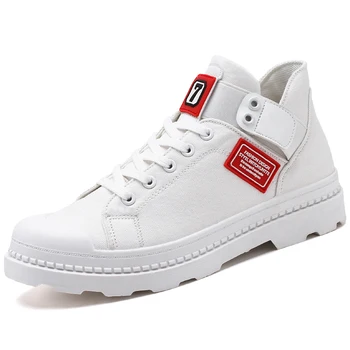 

Men's Martin Canvas Shoes High To Help Fashion Casual Breathable Wear