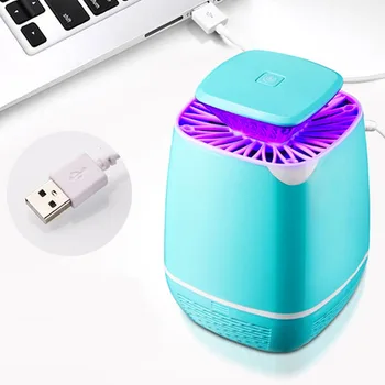 

LED Electronic Mosquito Killer Lamp Mosquito Trap Coil Mute USB Blue 8 LED Repellent Insecticidal Anti Insect Bug Dispeller