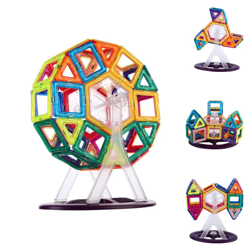 

68pcs Magnetic Blocks Construction Set Model & Building Toy Plastic Magnetic Blocks Educational Toys For Kids Gift