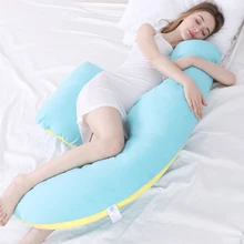 Новые беременных Для женщин тела Подушка Удобная боковая подушка для сна, подушка для опоры поясницы U Тип беременности и родам кровать-подушка подушки для беременных 1 шт