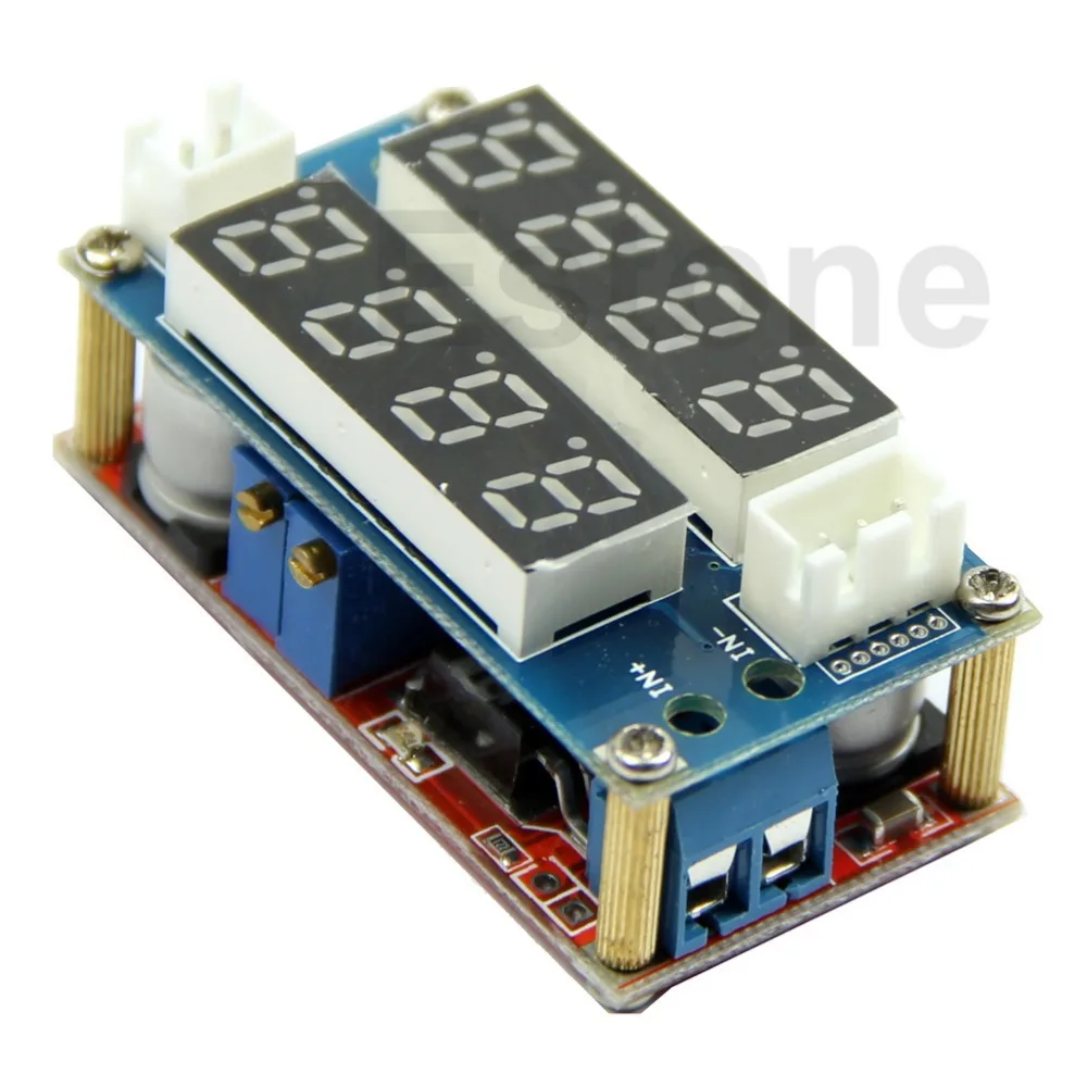 CC//CV Adjustable Step Down Charge LED Panel Voltmeter Ammeter Display Module 5A