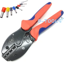 LY-1035GF Alta Qualidade Mão Ferramentas de friso para ponteiras ponta do fio-10,16, 25, 35mm2 8-2AWG Ratchet Alicate crimper