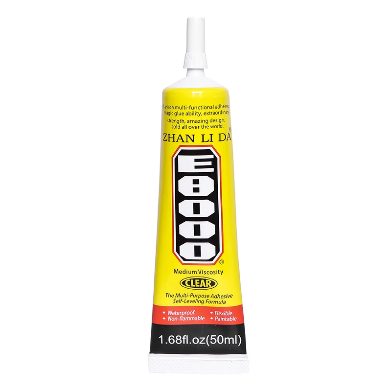 

10Pcs 50ML E8000 Glue Transparent Epoxy Resin Super Adhesive Jewelry Metal Bts Wood Fabric Plastic Rubber Rhinestone Toy b7000