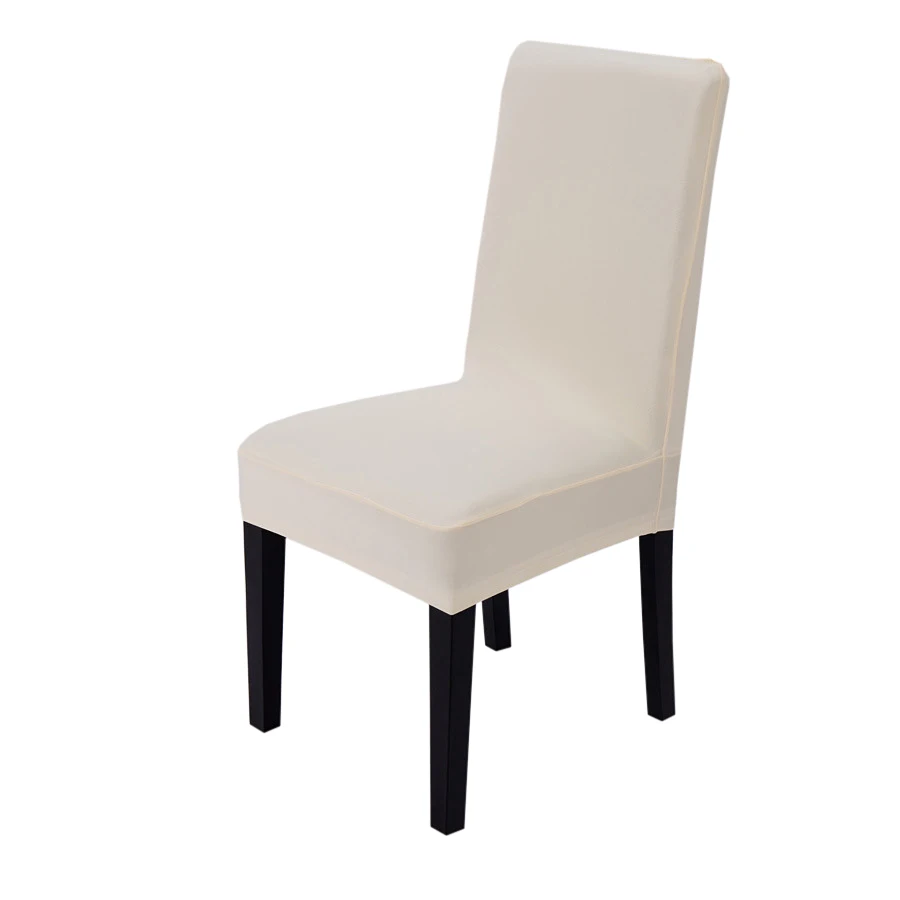 Comwarm, сплошной цвет, спандекс, полиэстер, стрейч, для столовой, Чехол для стула, минимализм, универсальные чехлы для сидений, прочный декоративный стул Чехол - Цвет: 3