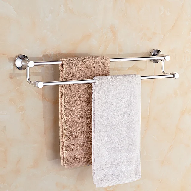 Jieshalang Space Aluminum Multifunctional Double Pole Towel Hanging