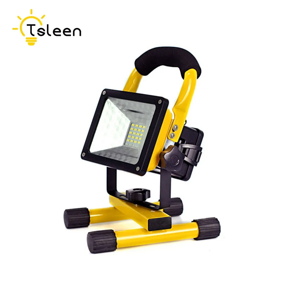 

Waterproof 30W 2017 Led Outdoor Light Floodlight Portable Rechargeable LED Flood Light Stadium Camping Car Repair Lamp IP65