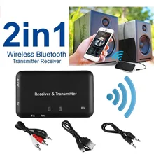 Новинка 2 в 1 беспроводной Bluetooth аудио адаптер Bluetooth аудио передатчик и приемник 3,5 мм стерео аудио плеер Micro USB