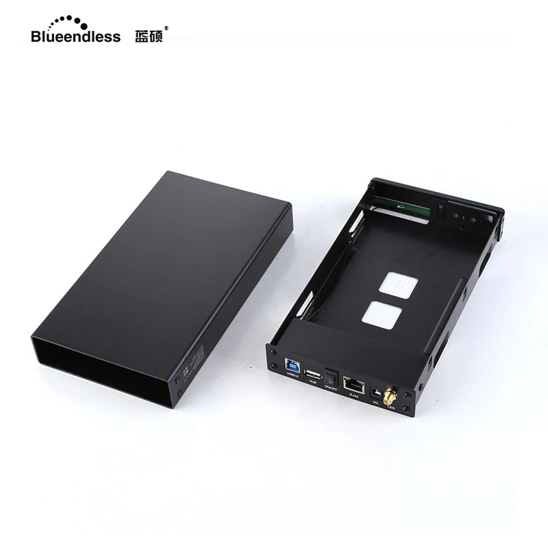 Bleendless External Hard Drive Case Wifi Antenna Aluminum 3.5 Hard Disk Sata USB HDD Enclosure Wireless Router HDD nas Caddy Box