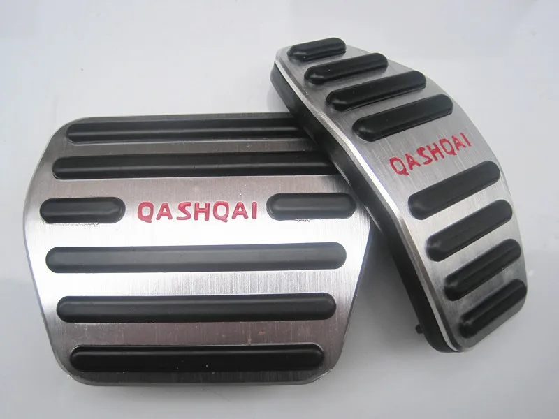 Alloy-Brake-Accelerator-No-Drill-Pedal-Non-slip-Pad-Cover-For-Nissan-Qashqai-AT-Accessories (4)