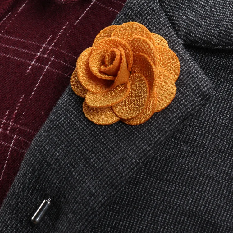 

i-Remiel Brooches for Men Shawl Pin Flower Pin Brooch Coat for Man Classic Suit Uxedo for Wedding Party Shirt Collar Accessories