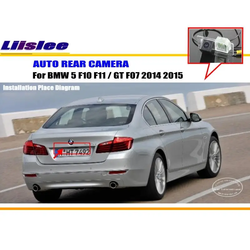 

Liislee Car Camera For BMW 5 F10 F11 / GT F07 2014 2015 / Rear View Camera / HD CCD RCA NTST PAL / License Plate Light Camera