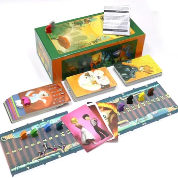 

2019 English version dixit 1 2 3 4 5 6 7 board game wood bunny educational kids toys for family activities cards game