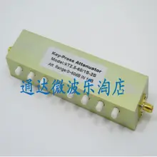 2Watt Coaxial Adjustable Key-Press SMA-K-K RF step Attenuator Stepping,0 ~ 60dB,DC to 2.5Ghz,freeshipping.