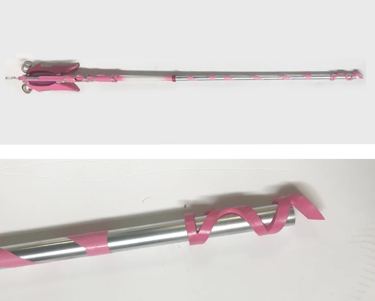 

Overwatch BCRF Charity Event 2018 Angela Ziegler Mercy Skin Pink Caduceus Staff Cosplay Replica Weapon Prop