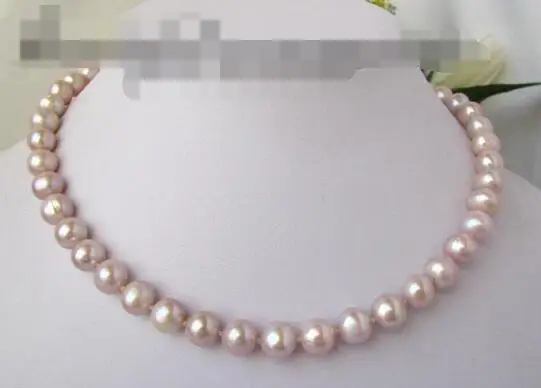 

3742 purple round fw pearl necklace