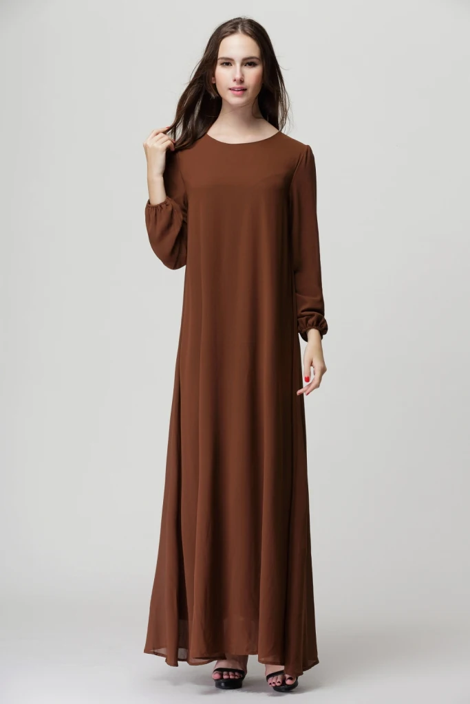Мусульманское женское платье с длинным рукавом, Дубай, макси, Абая, jalabiya, исламское женское платье, шифоновая одежда, халат, кафтан, Марокканское