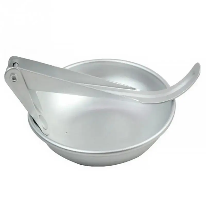 Zuppa di Riso di Cottura in Lega di alluminio A Manico Lungo Cucchiai di Campeggio Esterna di Viaggio Di Sopravvivenza Set Da Picnic Set Da Tavola Pieghevole