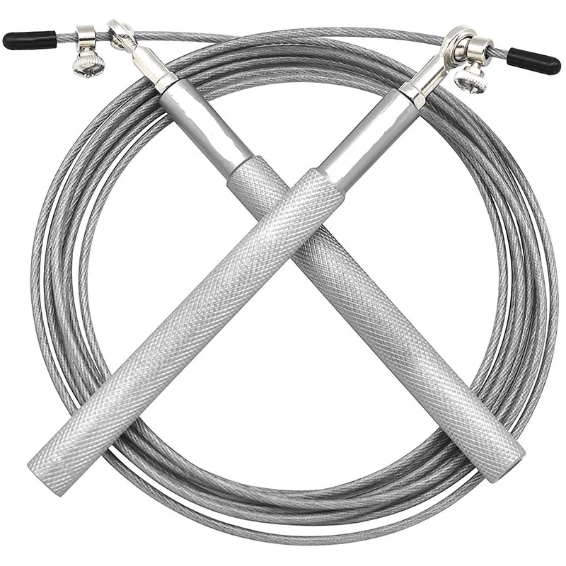 Aluminium Speed Jump Rope Crossfit font b Fitness b font Training Professional 3M Adjustable Stainless Steel