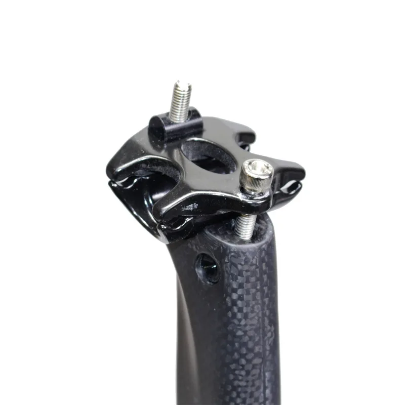NO LOGO 3K Carbon Fiber MTB Seatpost Lightweight Road Bike Seattube Bicycle Seat Post Black 27.230.831.6mm Cycling Parts (4)