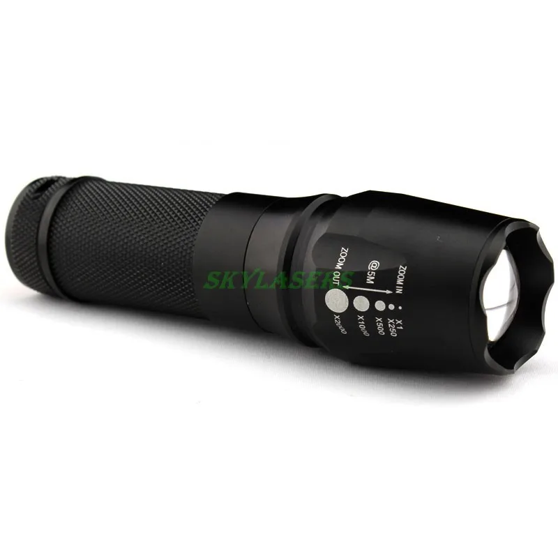 5 Mode 2000 font b Lumens b font Aluminum Zoomable Focus CREE XM L T6 LED