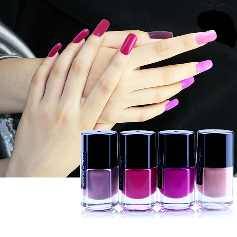 Long Lasting 24 Colors Candy Color Nail Polish Varnish Peel Off Polish Lacquer Quickly Dry Nail