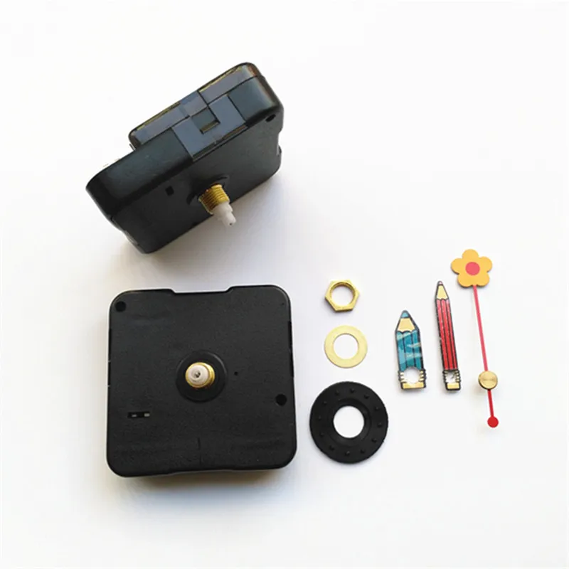 

50PCS DIY Clock Quartz Clock Sweep Movement Mechanism with Metal Flower Pencil Hands