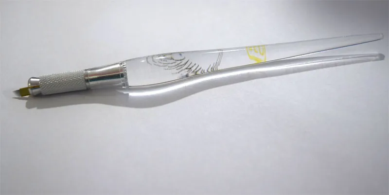 1 piece  Aluminum alloy Manual eyebrow permanent makeup pen tattoo machine Microblading Tebori Pen 4