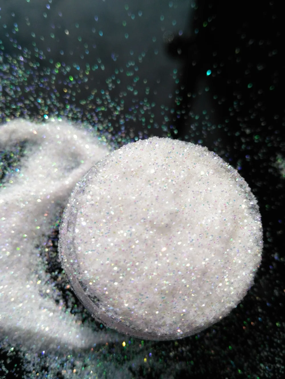 5g Pot White Holo Ultra Fine Glitter .008 - Craft Beautiful Glitter Nail art ice cream Sunday For Acrylic & Gel Application