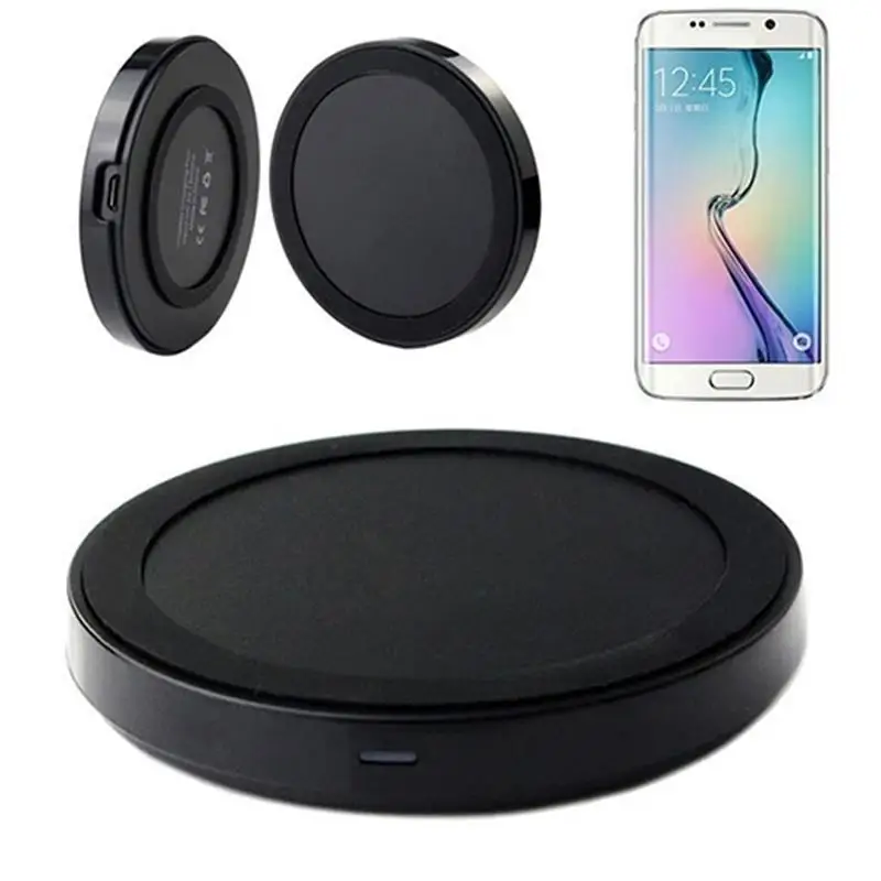 Phone Charger Qi Standard Wireless Charger Power Pad for Samsung Galaxy S6/S6 Edge