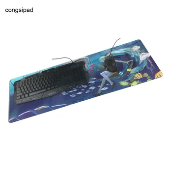 

congsipad Simple Design Speed At The Clouds Vocaloid Aming Game MousePads Computer Gaming Gamer Play Mat Version Mousepad