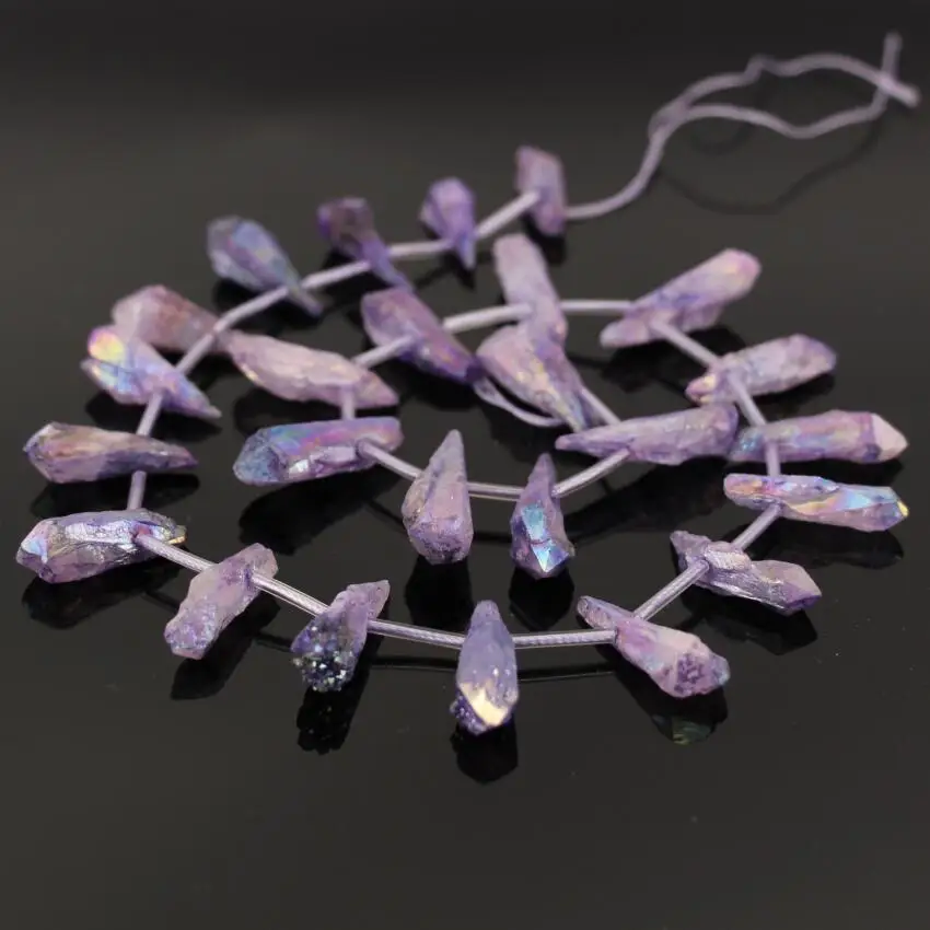 Кристаллические жемчужные шарики с кристаллами 15 5 дюйма|nugget beads|pendant beadstitanium druzy |