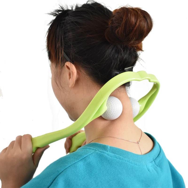 Neck and Shoulder Therapeutic Dual Trigger Point Self Massage Tool Back