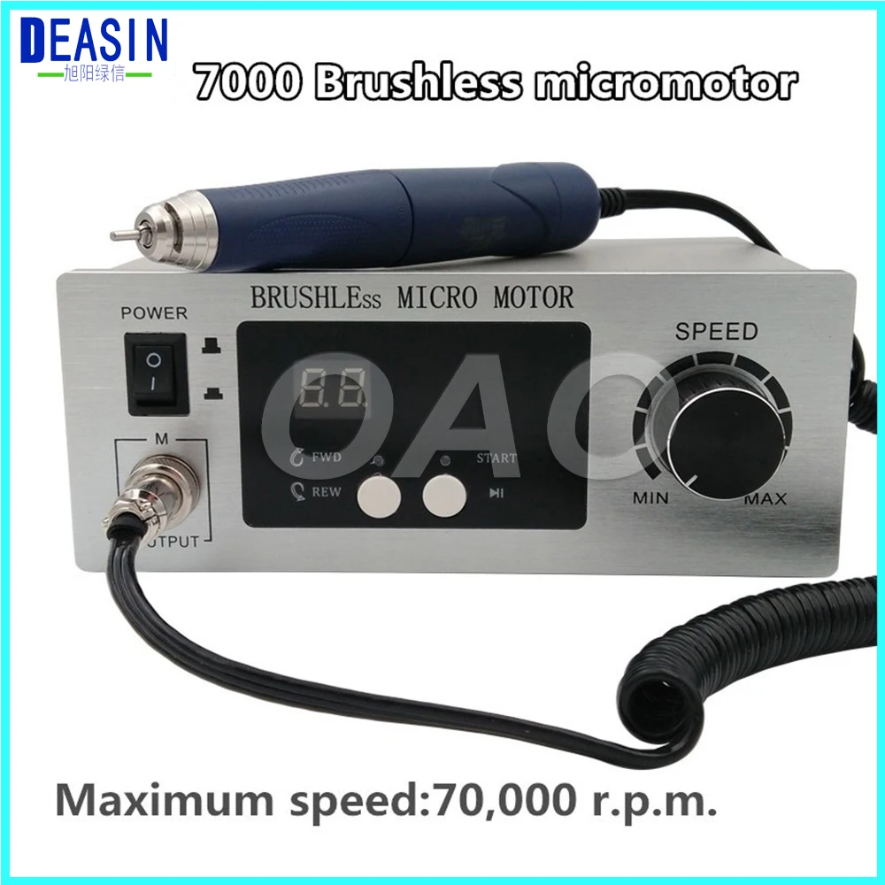Máquina do Laboratório Unidade com Peça de Mão Dental Micro Motor Brushless Micromotor Polimento Gravura Jóias Máquina 5 Cheap Clareamento dos dentes