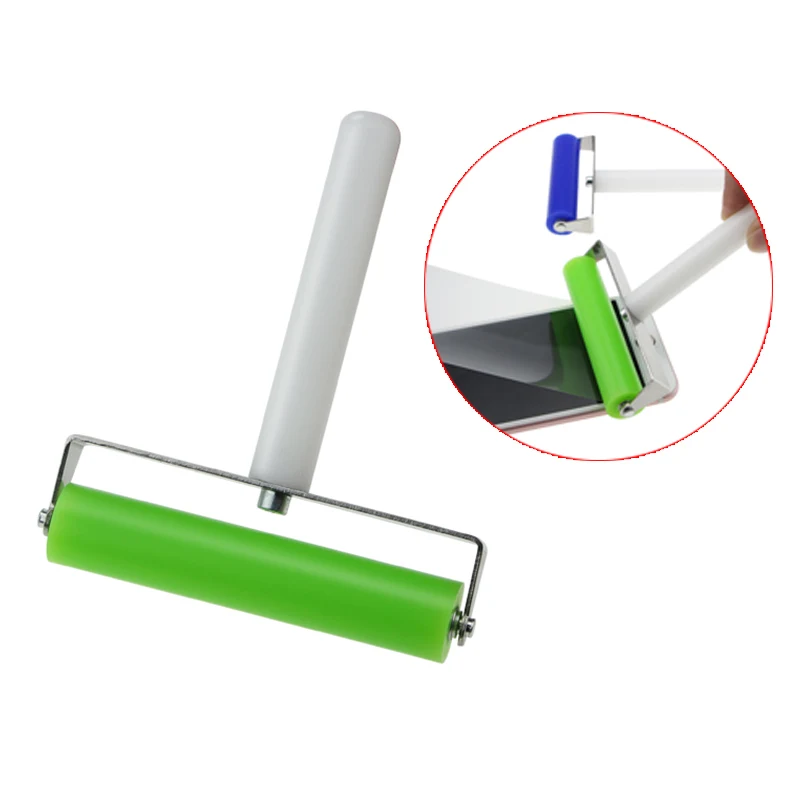 

UANME 8cm 3.1" and 10cm 4" Silicone Roller Tool Mobile Cell Phone Screen Protector Pasting Roller Wheel LCD OCA Polarizing Tools