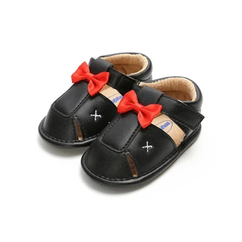 

Baby Boy Shoes Bow Newborn Fashion Cute Spring/Summer PU Shoes Rubber Slip First Walkers Sports Baby Boy Shoes 0-18M