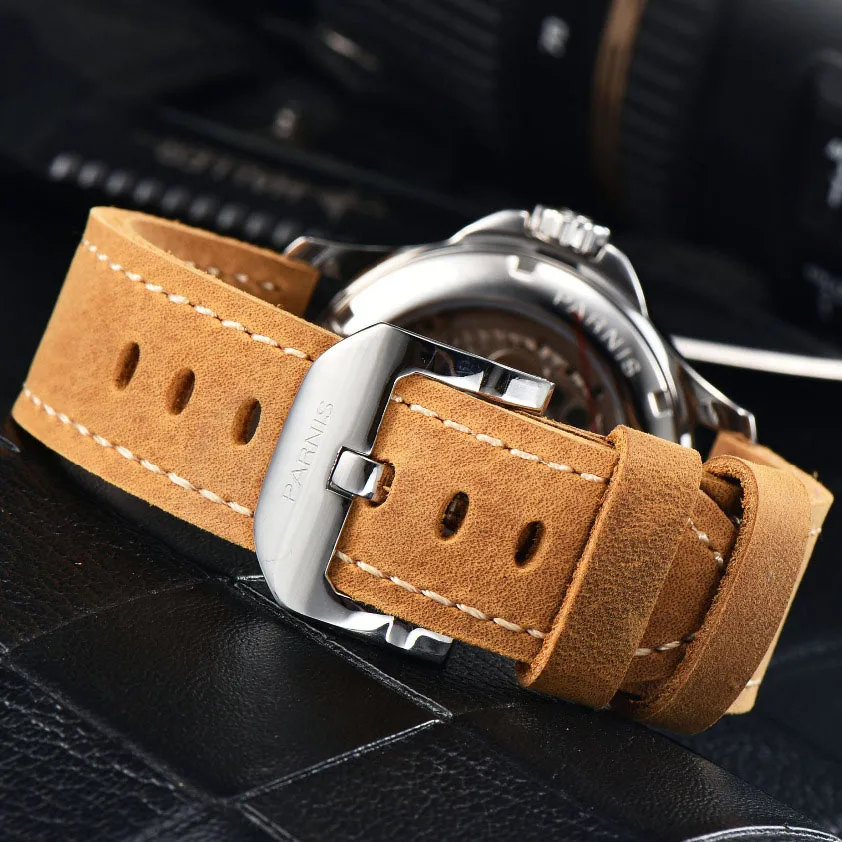 2017-Automatic-Watch-Men-Parnis-43mm-Mechanical-Wrist-Watch-Power-Reserve-Auto-Date (3)