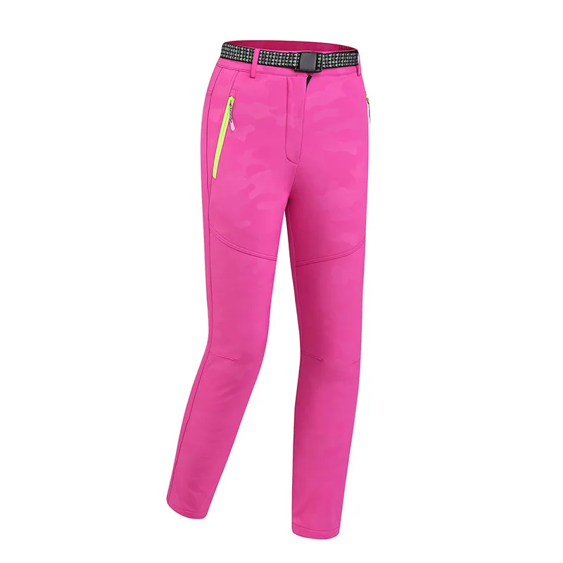 Invierno, senderismo pantalón viento calor de camuflaje repelente respiraba de cáscara suave Trekking los hombres y las mujeres Pantalones