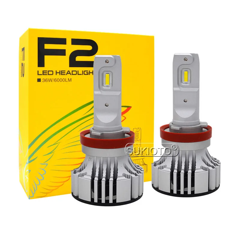 SUKIOTO H7 H4 LED Headlight Bulb Auto Car Headlight H7 H11 H1 HB3 HB4 H4 HiLow Beam 12V 72W 3000K 6500K White LED Fog Lamp Bulb (18)