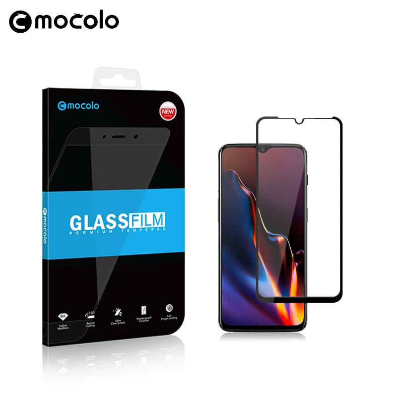 Защитное стекло mocolo oneplus 6 T закаленное пленка 2.5D с полным покрытием для 5 5T 3T 5t