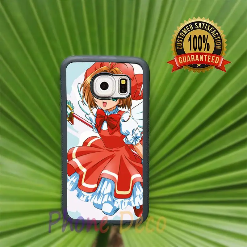 Card captor sakura мода сотовый телефон случаях для Samsung S3 S4 S5 S6 край плюс S7 note7 note3