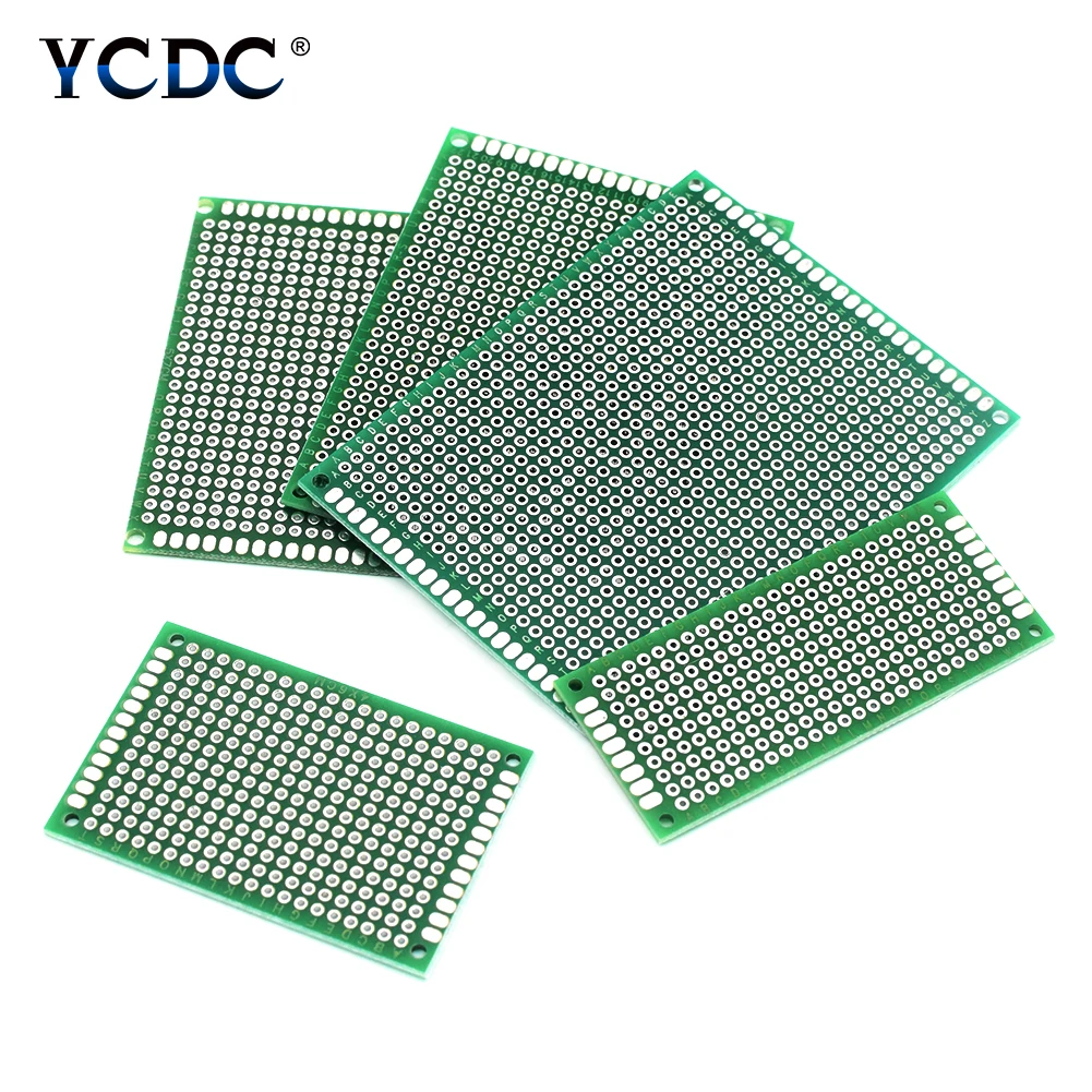 4 Sizes Mixture PCB Proto Circuit Board Double sided Strip Breadboard