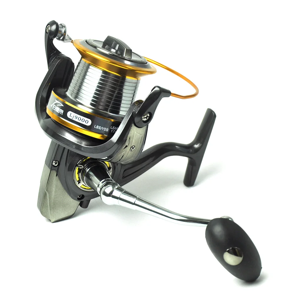 Molinete de Pesca 12 + 1 Surf Fundição Longa Distância Elenco Mar Pesca bb Lj9000 8 Cheap Carretilhas de pesca