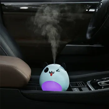 

350ml Mini USB Air Humidifier Silent Ultrasonic Diffuser Changing Cute LED Lights Air Humidifier USB Home Office