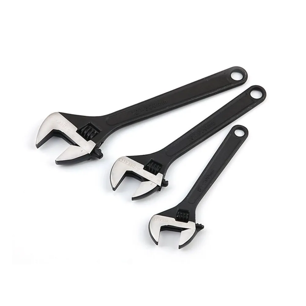 

Multi-function Adjustable Wrench Black Fine Grinding Card Active Open End Wrench Flexible Turbine Design Blackening Process