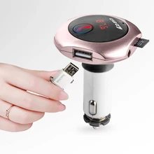 Автомобильный MP3 Аудио-Плеер с Bluetooth FM Передатчик Беспроводной FM Модулятор Автомобильный Комплект Громкой Связи ЖК-Экран с TF Слот Q7