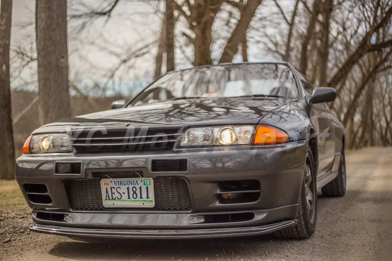 Car Accessories Carbon Fiber AB Flug Style Front Lip Fit For 1989 1994