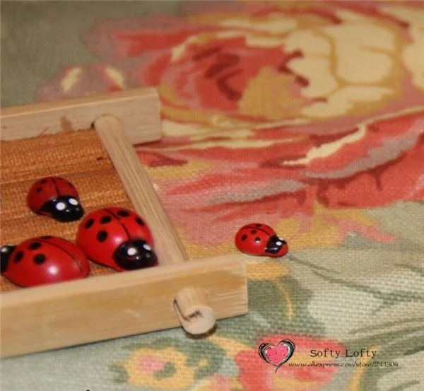 Ladybug pvc mini figures toys 3 sizes - 2