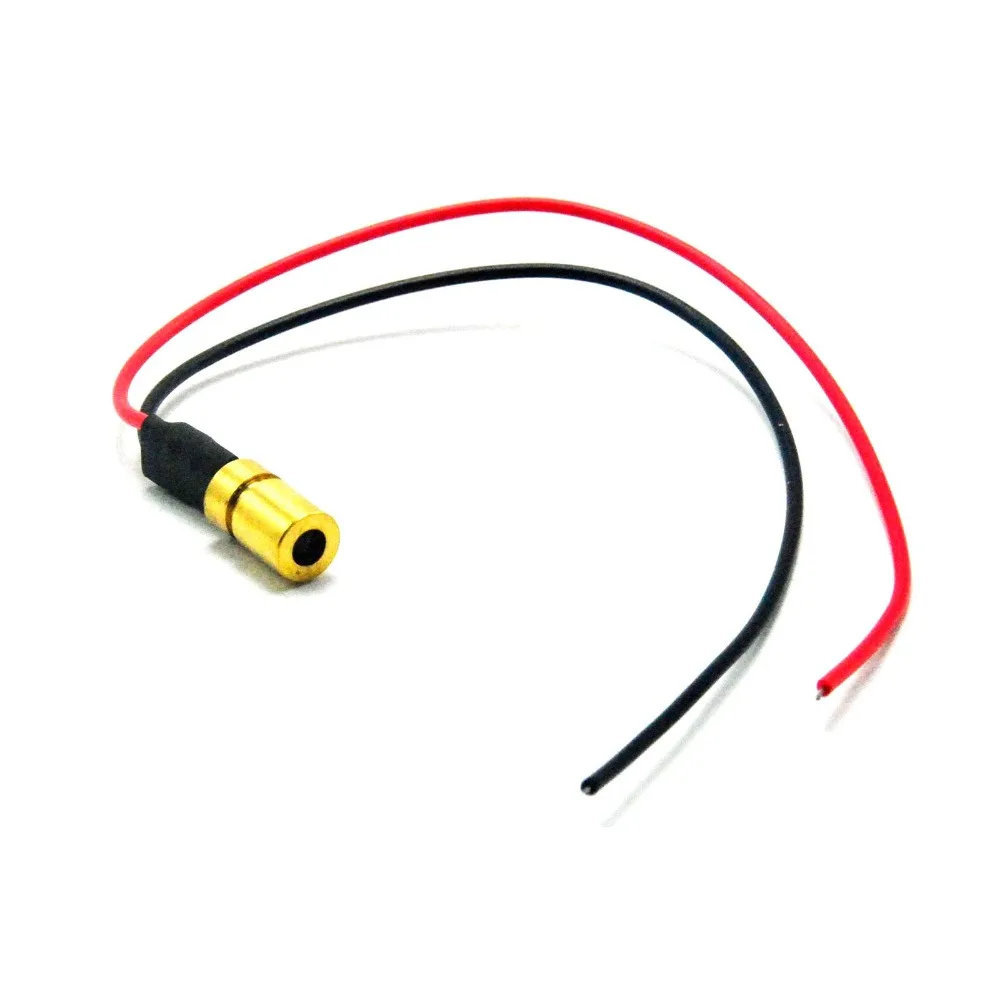 5pcs Red Laser Diode Module 650nm 1mW 3VDC Mini Focus Dot Lazer Module 6x10mm