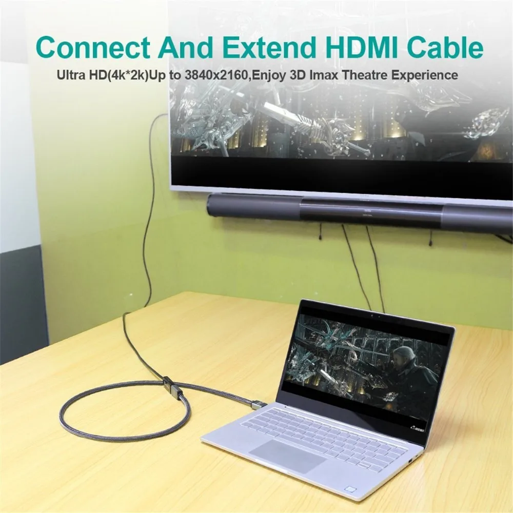 HDMI extension cable 1080P 3D HDMI male to female extender for Computer/HDTV/Laptop/Projector in audio video Cable 1m 2m 3m