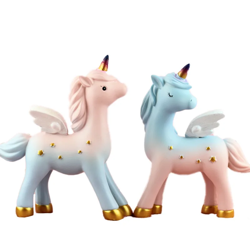 Unicorn Car Dashboard Decoration Auto Pendent Ornaments For Girls Hanging Accessories
